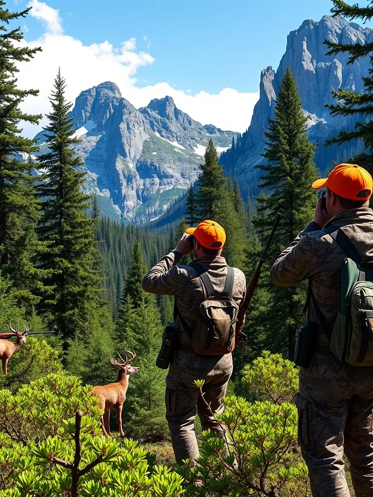 A photograph of AMICALE DE CHASSE ET INTER- COMMUNALE DE MAISONS members participating in a controlled hunt, emphasizing responsible hunting practices and wildlife management.
